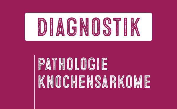 Übersichtskachel auf der steht: Diagnostik Pathologie Knochensarkome